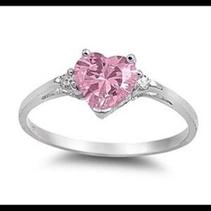 Sterling Silver Cubic Zirconia Size 9